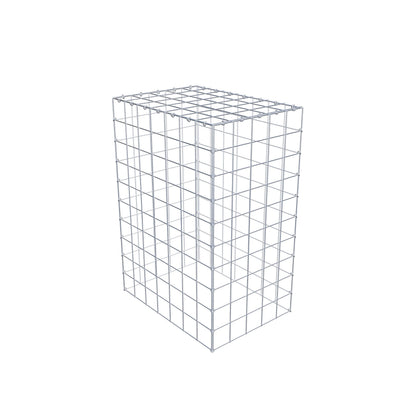 Gabião Tipo 3 100 cm x 70 cm x 50 cm (C x A x P), malhagem 10 cm x 10 cm, anel C