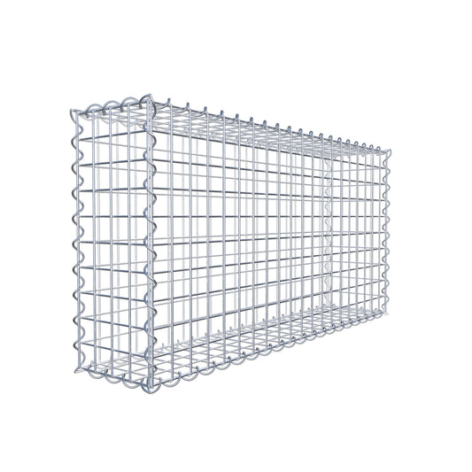 2er Set Gabionen 100 cm x 50 cm x 20 cm (L x H x T), Maschenweite 5 x 5 cm, Spirale