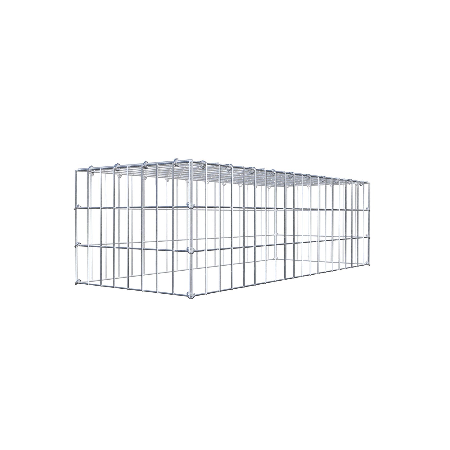 Fourche rapportée type 3 100 cm x 30 cm x 40 cm (L x H x P), mailles 5 cm x 10 cm, anneau C