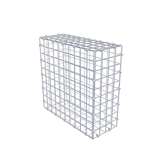 Gabione 50 cm x 50 cm x 20 cm (L x H x T), Maschenweite 5 x 5 cm, Spiralring
