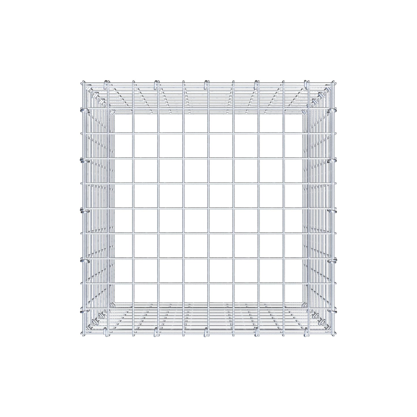 Gabião Tipo 3 50 cm x 50 cm x 50 cm (C x A x P), malhagem 5 cm x 5 cm, anel C