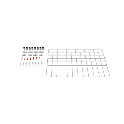 Traliccio decorativo (incl. materiale di montaggio) Dimensioni della rete 5 x 5 cm