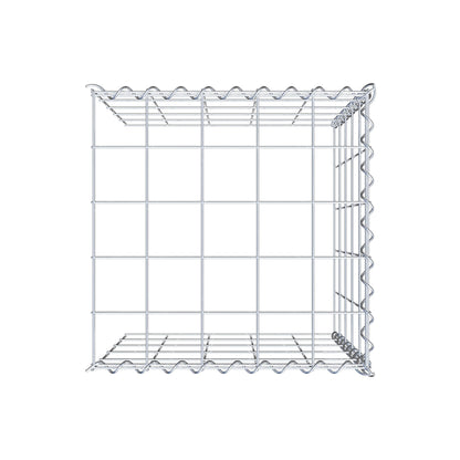 Anbaugabione Typ 4 50 cm x 50 cm x 50 cm (L x H x T), Maschenweite 10 cm x 10 cm, Spirale