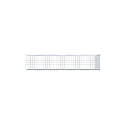 Opvokset gabion type 4 200 cm x 100 cm x 40 cm (L x H x D), maskestørrelse 5 cm x 5 cm, spiral