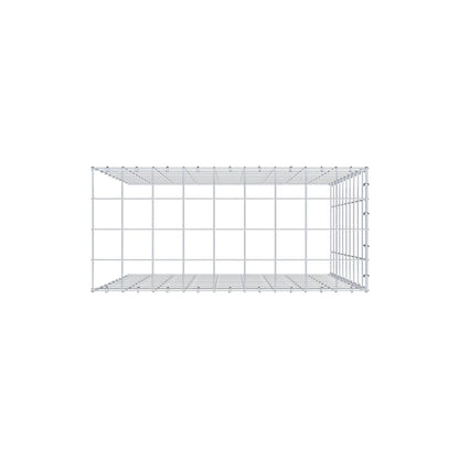 Anbaugabione Typ 4 100 cm x 90 cm x 40 cm (L x H x T), Maschenweite 10 cm x 10 cm, C-Ring