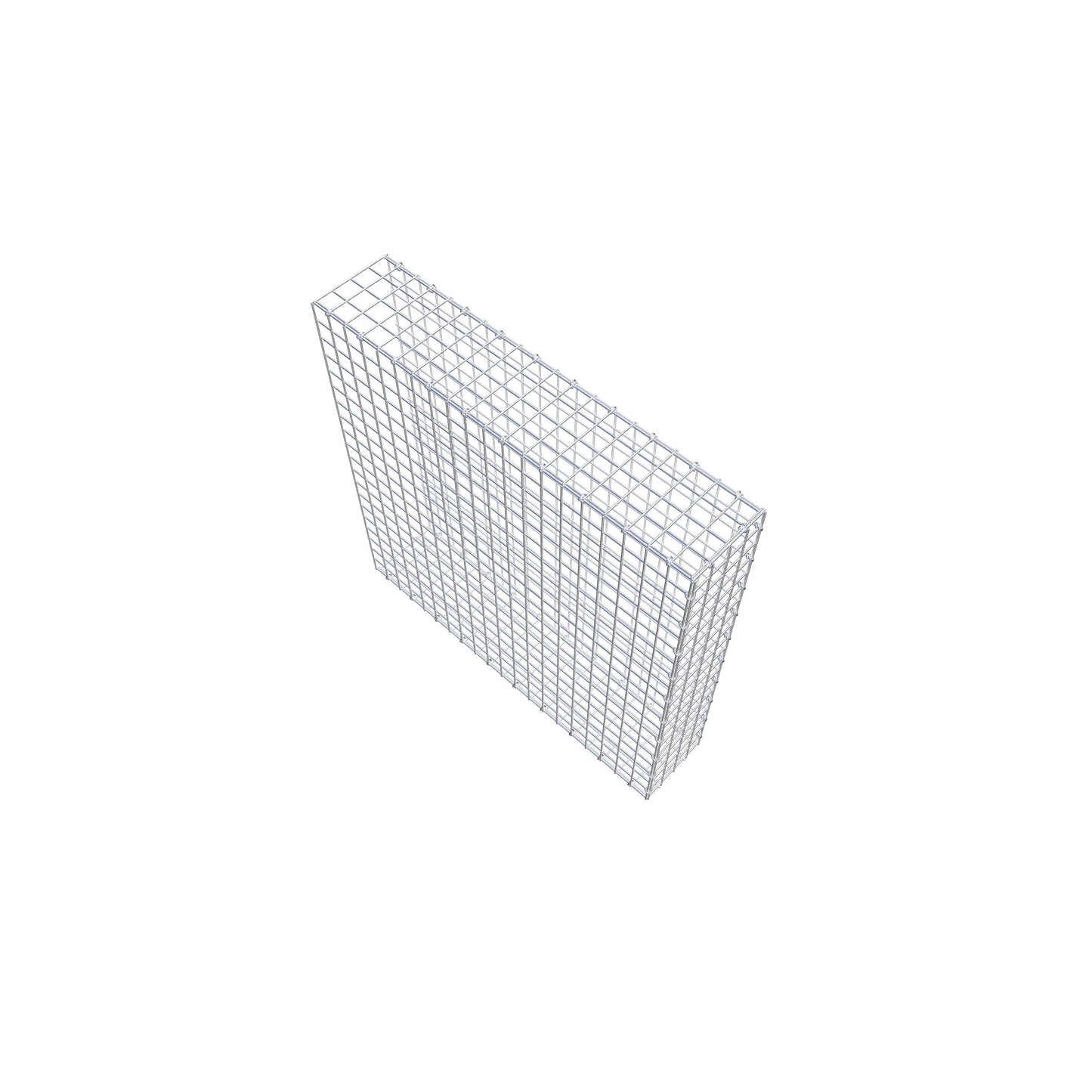 Anbaugabione Typ 2 100 cm x 100 cm x 20 cm (L x H x T), Maschenweite 5 cm x 5 cm, C-Ring