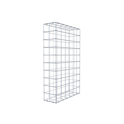 Gabião 100 cm x 60 cm x 20 cm (C x A x P), malhagem 10 cm x 10 cm, anel C