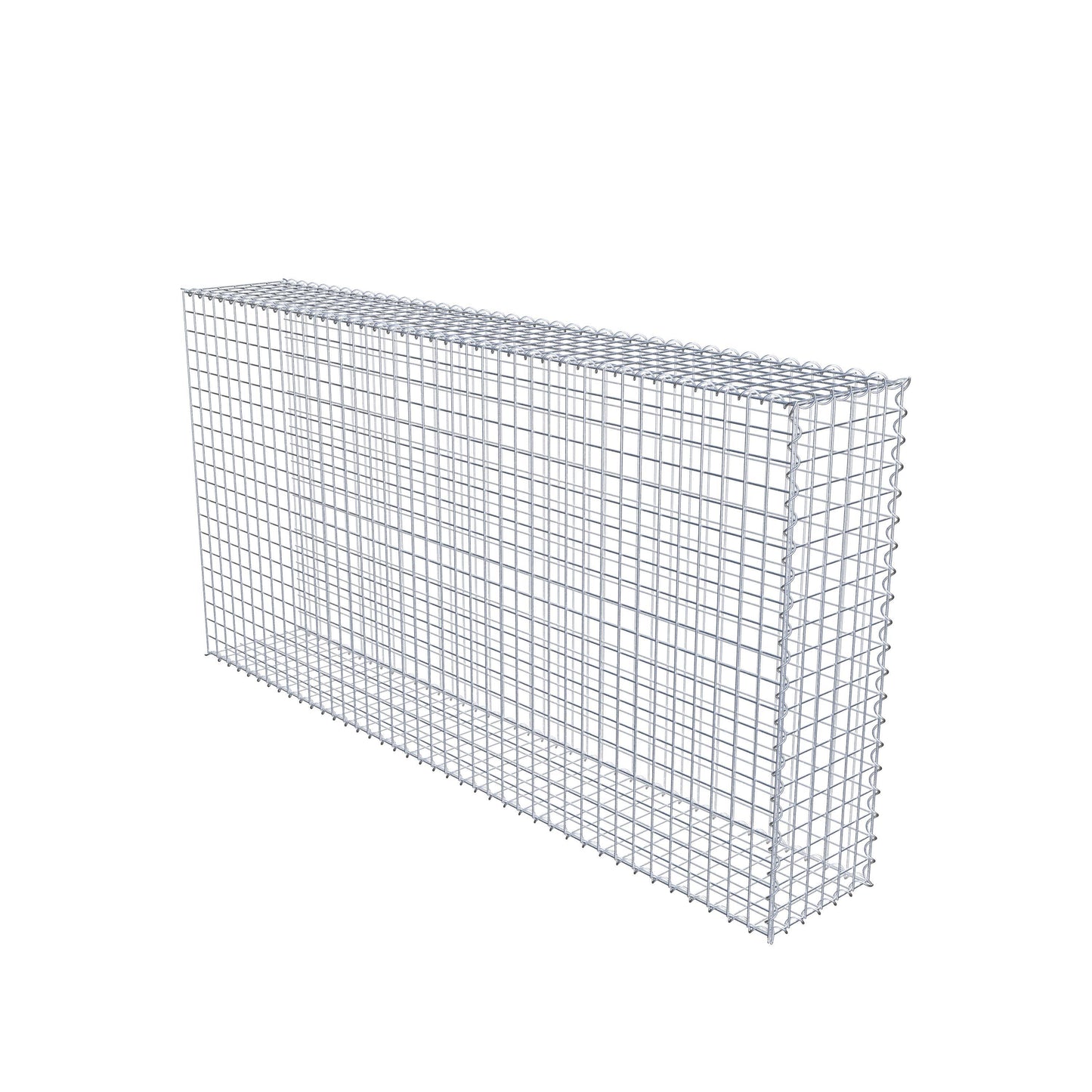 Gabião tipo 2 200 cm x 100 cm x 30 cm (C x A x P), malhagem 5 cm x 5 cm, espiral
