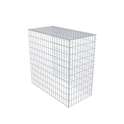 Gabião tipo 4 100 cm x 100 cm x 50 cm (C x A x P), malhagem 5 cm x 10 cm, espiral