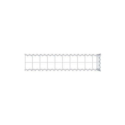Gabião tipo 4 100 cm x 30 cm x 20 cm (C x A x P), malhagem 10 cm x 10 cm, espiral