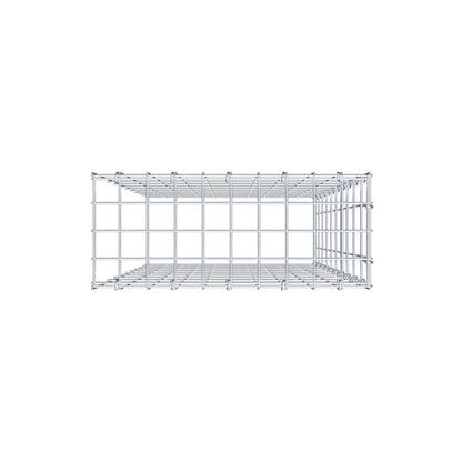Gabião Tipo 4 100 cm x 50 cm x 20 cm (C x A x P), malhagem 5 cm x 10 cm, anel C