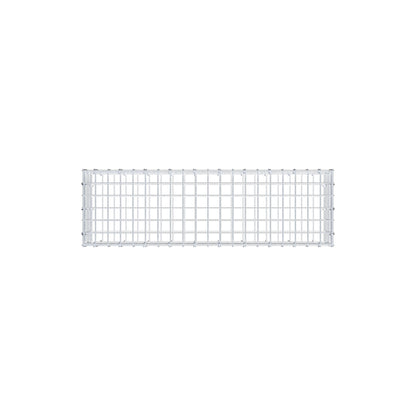 Gabione 100 cm x 20 cm x 30 cm (L x H x T), Maschenweite 5 cm x 5 cm, C-Ring