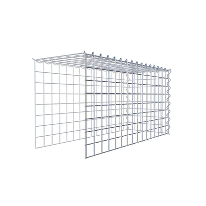 Gabião tipo 4 80 cm x 40 cm x 30 cm (C x A x P), malhagem 5 cm x 5 cm, espiral