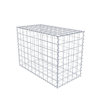 Gabião 100 cm x 70 cm x 50 cm (C x A x P), malhagem 10 cm x 10 cm, espiral