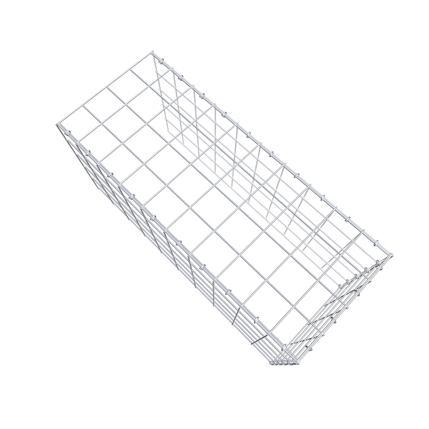 Gabião Tipo 4 100 cm x 50 cm x 40 cm (C x A x P), malhagem 10 cm x 10 cm, anel C