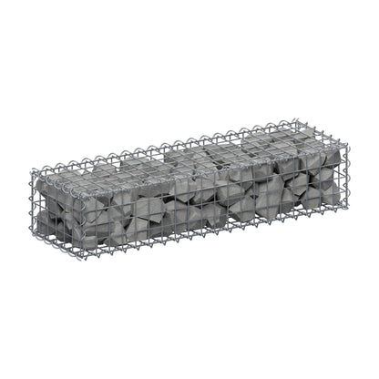 Gabion 100 cm x 20 cm x 30 cm (L x H x D), mesh size 5 cm x 5 cm, spiral