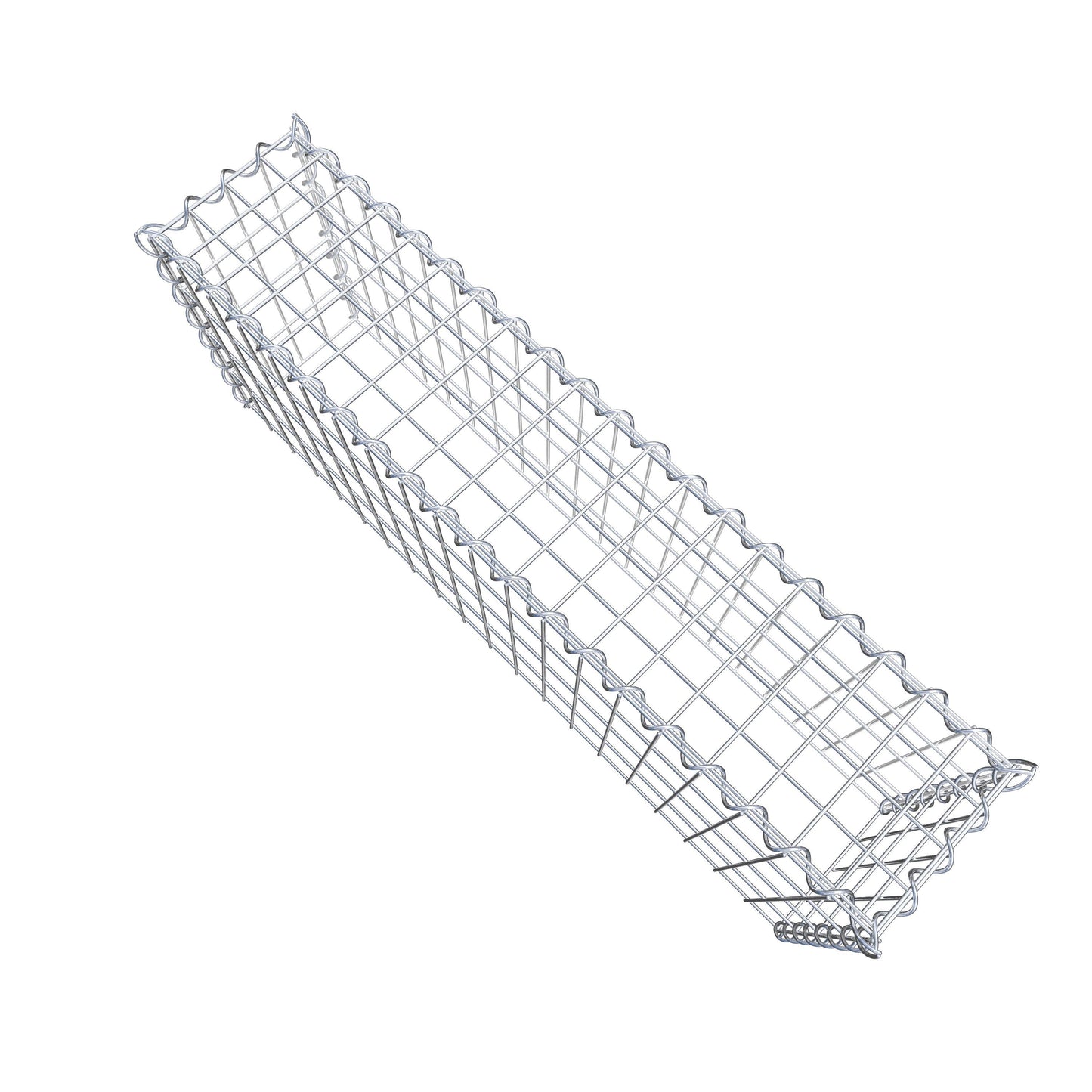 Gavión complementario tipo 3 100 cm x 40 cm x 20 cm (L x A x P), malla 5 cm x 10 cm, espiral