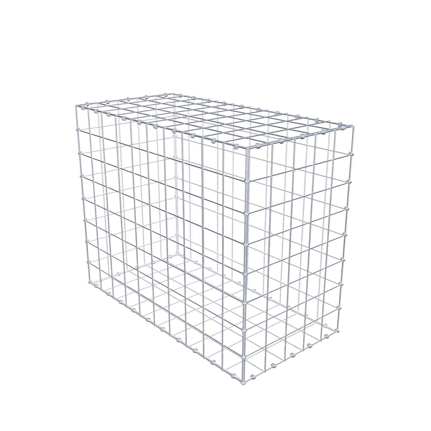 Schanskorf 100 cm x 80 cm x 50 cm (L x H x D), maaswijdte 10 x 10 cm, spiraalring