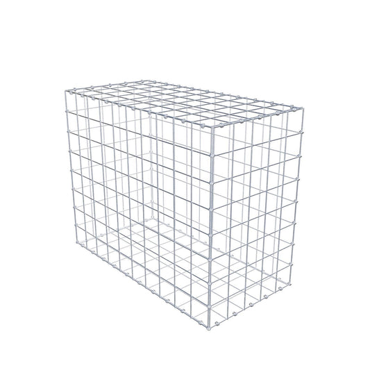 Schanskorf 100 cm x 80 cm x 50 cm (L x H x D), maaswijdte 10 x 10 cm, spiraalring