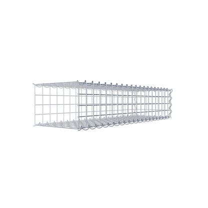 Gabião tipo 2 100 cm x 20 cm x 30 cm (C x A x P), malhagem 5 cm x 5 cm, espiral