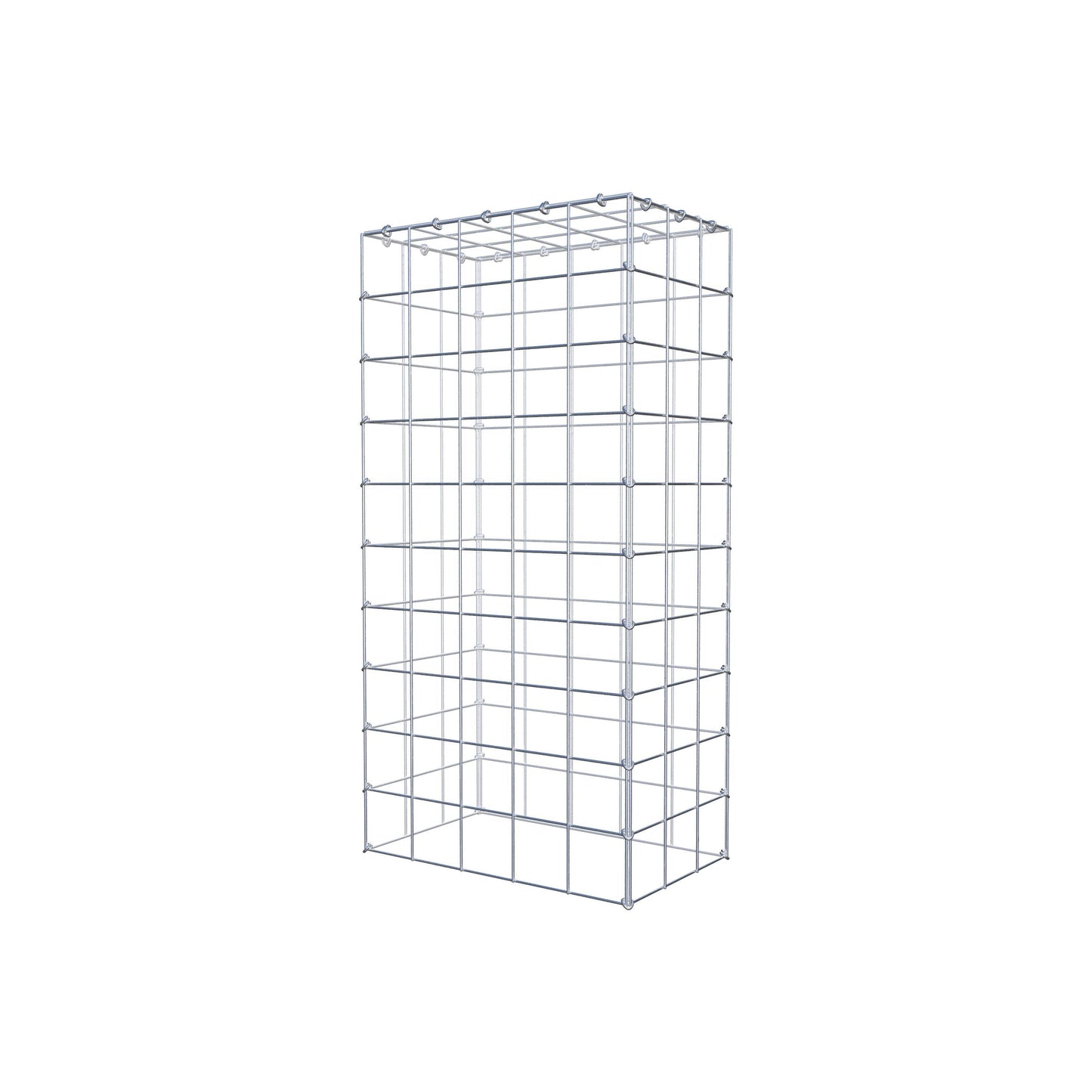 Gabião Tipo 3 100 cm x 30 cm x 50 cm (C x A x P), malhagem 10 cm x 10 cm, anel C