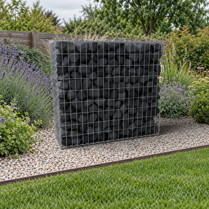 Gabion 100 cm x 90 cm x 30 cm (L x H x P), mailles 5 cm x 10 cm, spirale