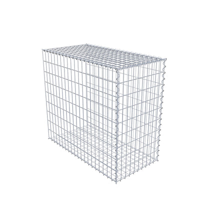 Gabião tipo 2 100 cm x 90 cm x 50 cm (C x A x P), malhagem 5 cm x 10 cm, espiral