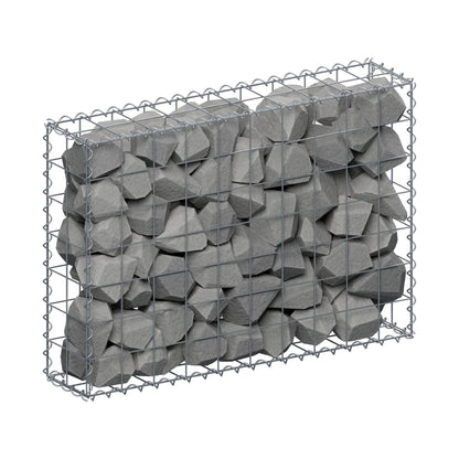 Gabião 100 cm x 70 cm x 20 cm (C x A x P), malhagem 10 cm x 10 cm, espiral