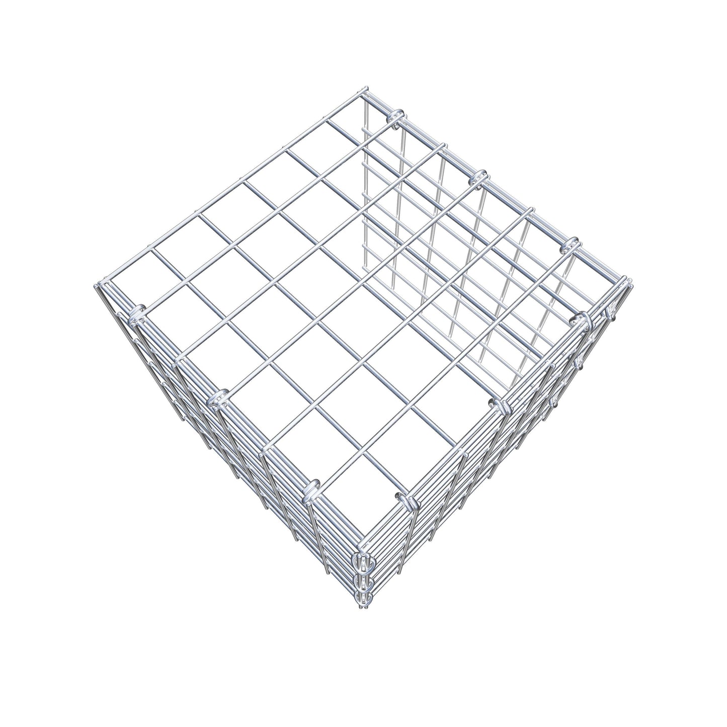 Gabião Tipo 4 30 cm x 30 cm x 30 cm (C x A x P), malhagem 5 cm x 5 cm, anel C
