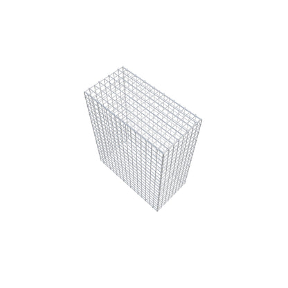 Gabião 100 cm x 80 cm x 40 cm (C x A x P), malhagem 5 cm x 5 cm, anel C