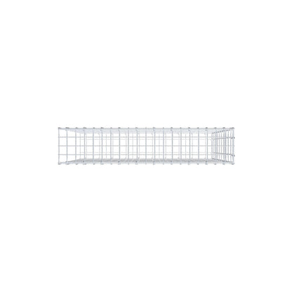 Gabbione aggiuntivo tipo 2 100 cm x 100 cm x 20 cm, maglia 5 cm x 10 cm, anello a C