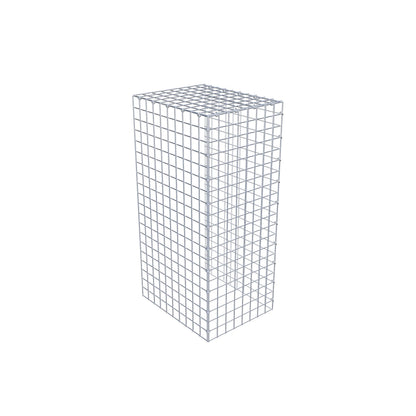 Gabião Tipo 4 100 cm x 50 cm x 40 cm (C x A x P), malhagem 5 cm x 5 cm, anel C