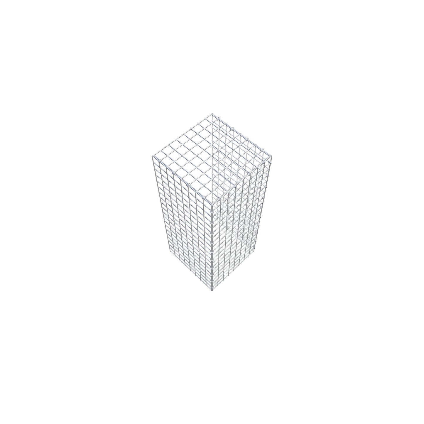Gabião Tipo 4 100 cm x 40 cm x 40 cm (C x A x P), malhagem 5 cm x 5 cm, anel C