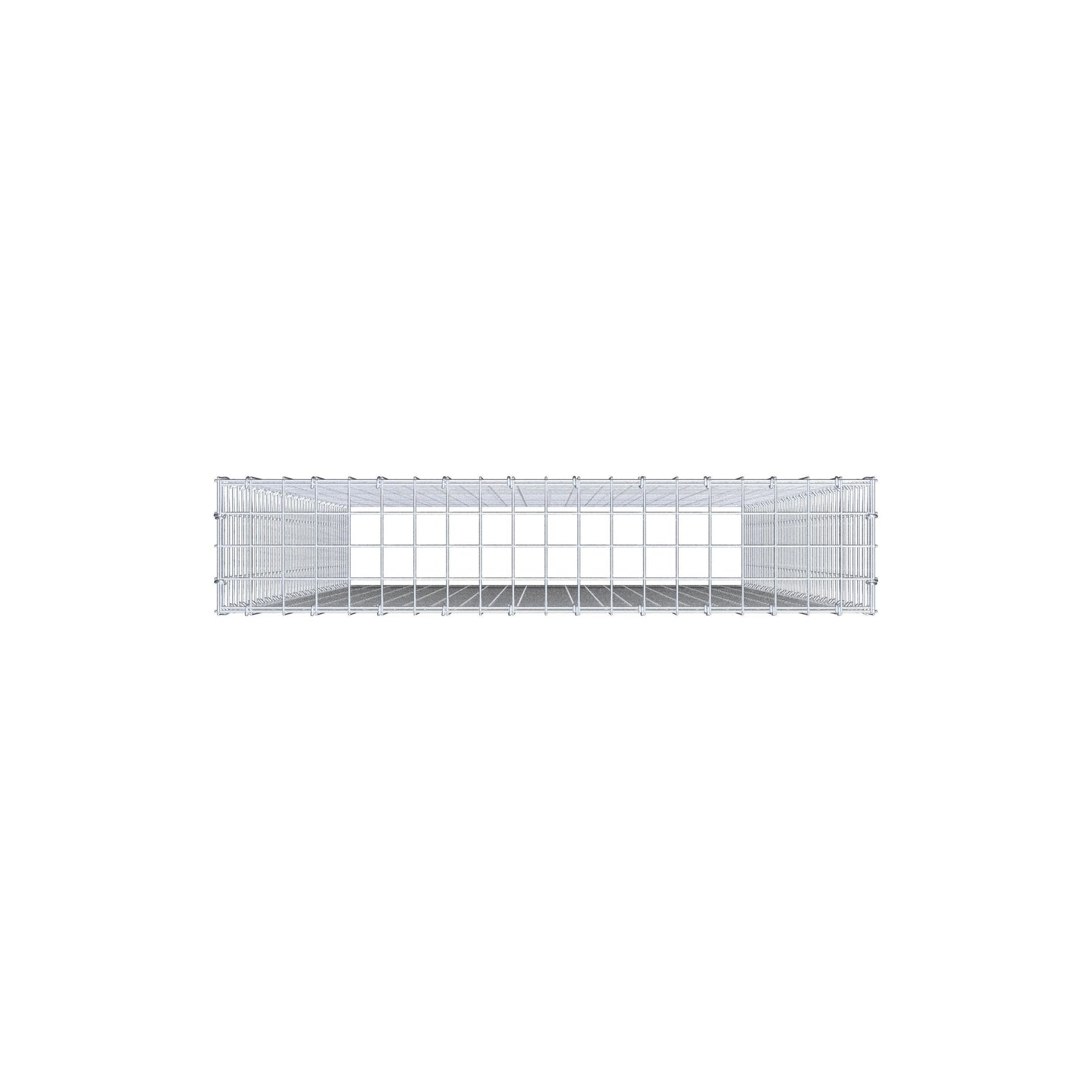 Fourche rapportée type 3 200 cm x 100 cm x 20 cm (L x H x P), mailles 5 cm x 5 cm, anneau C