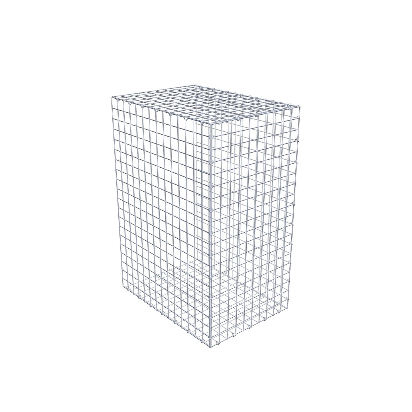 Monteret gabion type 2 100 cm x 70 cm x 50 cm (L x H x D), maskestørrelse 5 cm x 5 cm, C-ring