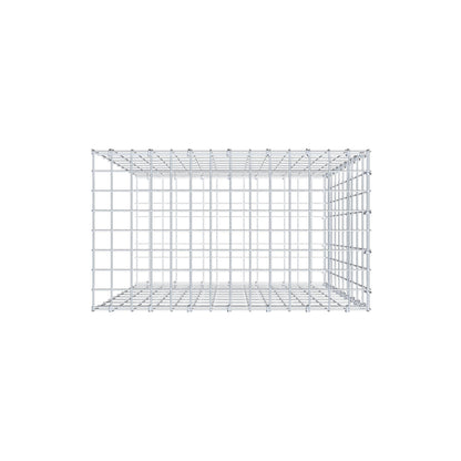 Anbaugabione Typ 2 100 cm x 70 cm x 40 cm, Maschenweite 5 cm x 10 cm, C-Ring