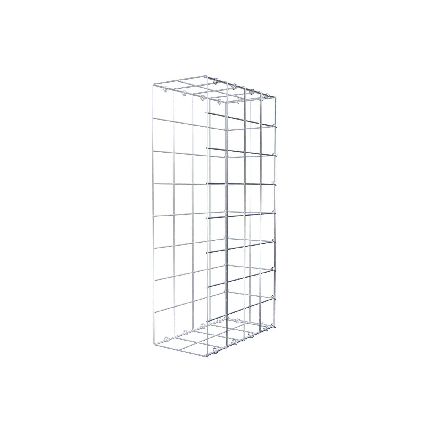 Fourche rapportée type 2 80 cm x 40 cm x 20 cm (L x H x P), mailles 10 cm x 10 cm, anneau C