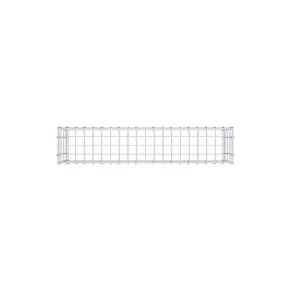 Monteret gabion type 3 100 cm x 40 cm x 20 cm (L x H x D), maskestørrelse 5 cm x 10 cm, C-ring
