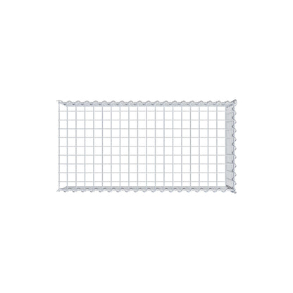 Gabião Tipo 4 100 cm x 30 cm x 50 cm (C x A x P), malhagem 5 cm x 5 cm, espiral