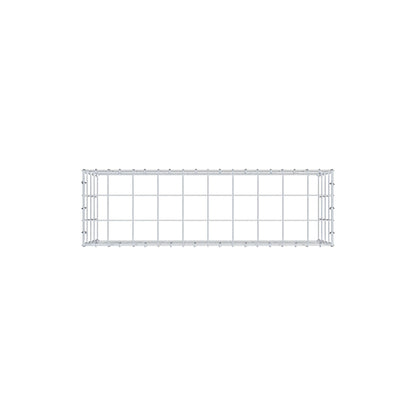 Type 3 oplegkorf 100 cm x 40 cm x 30 cm (L x H x D), maaswijdte 10 cm x 10 cm, C-ring