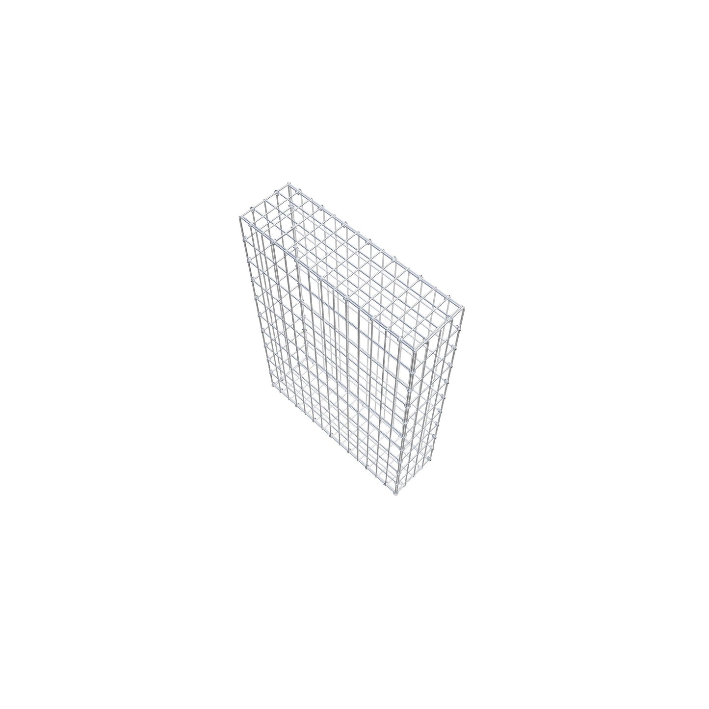 Gabbione 100 cm x 70 cm x 20 cm (L x H x P), maglia 5 cm x 10 cm, anello a C
