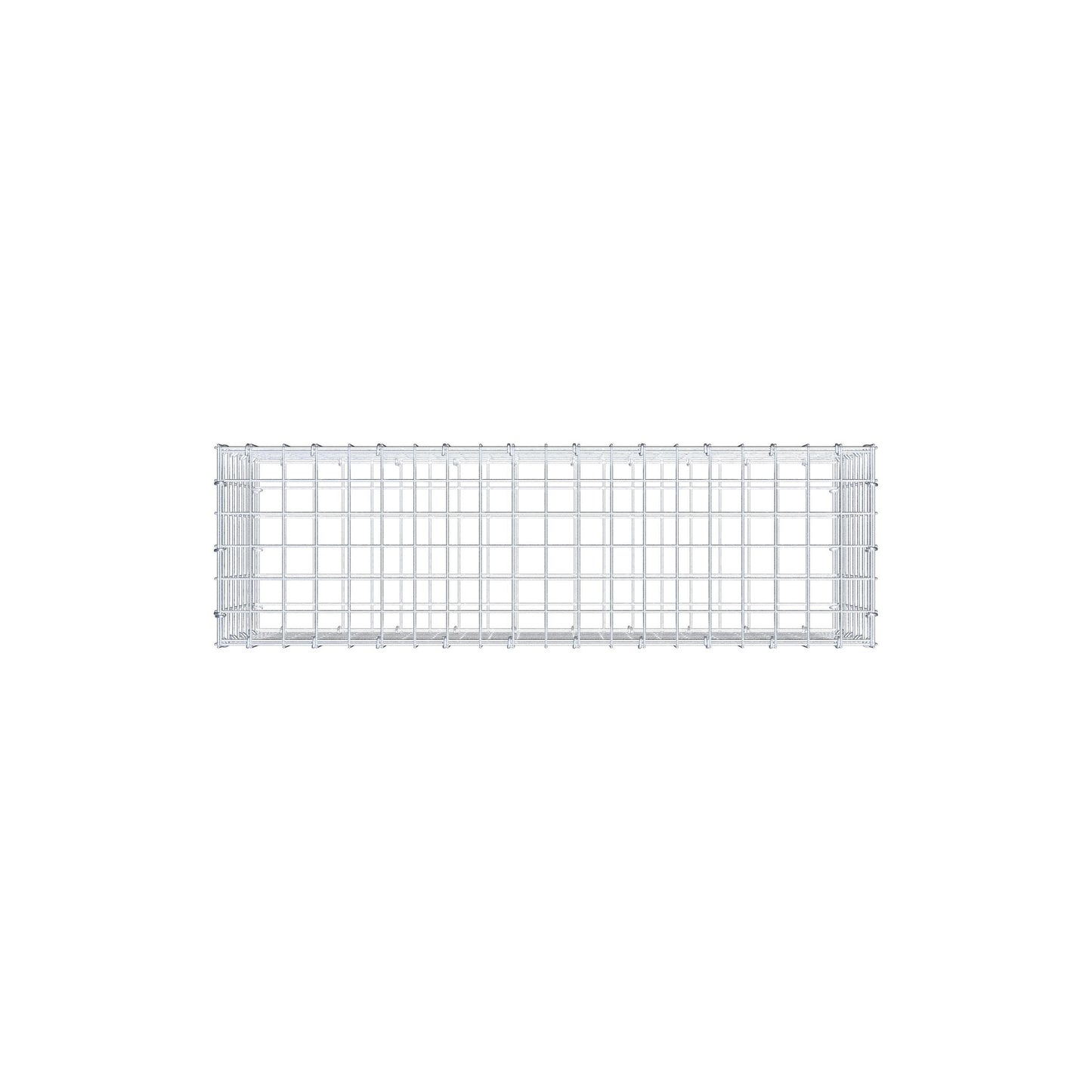 Gabion 100 cm x 40 cm x 30 cm (L x H x P), mailles 5 cm x 5 cm, anneau en C