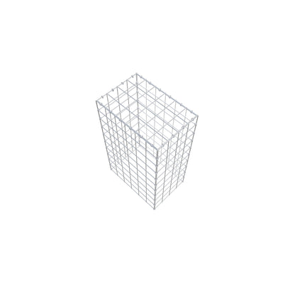 Monteret gabion type 3 100 cm x 60 cm x 40 cm (L x H x D), maskestørrelse 10 cm x 10 cm, C-ring