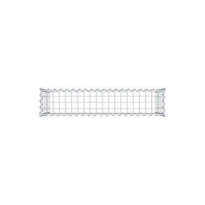 Gabião Tipo 3 100 cm x 50 cm x 20 cm (C x A x P), malhagem 5 cm x 10 cm, espiral