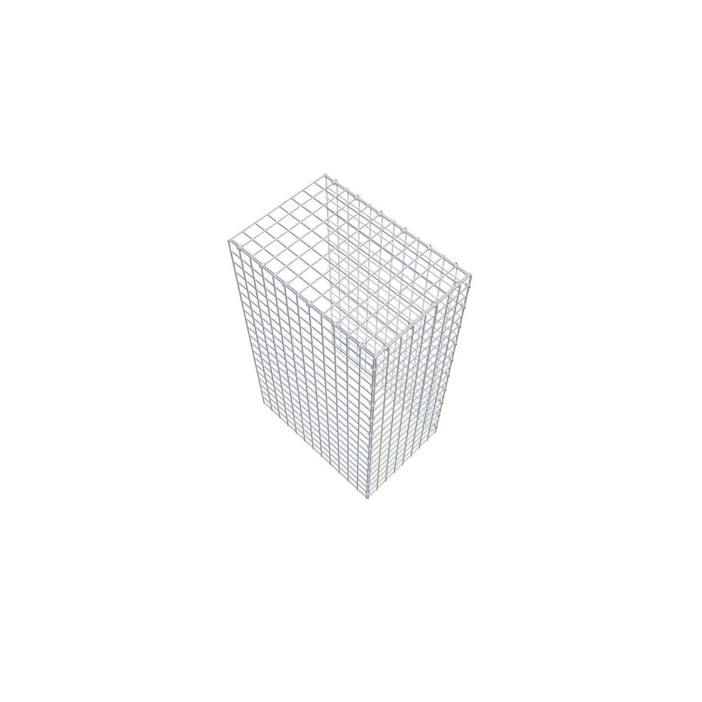 Gavión acoplable tipo 4 100 cm x 60 cm x 40 cm (L x A x P), malla 5 cm x 5 cm, anillo en C