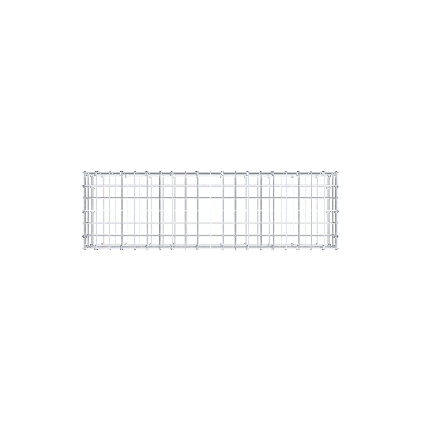 Gabione 100 cm x 20 cm x 30 cm (L x H x T), Maschenweite 5 cm x 10 cm, C-Ring