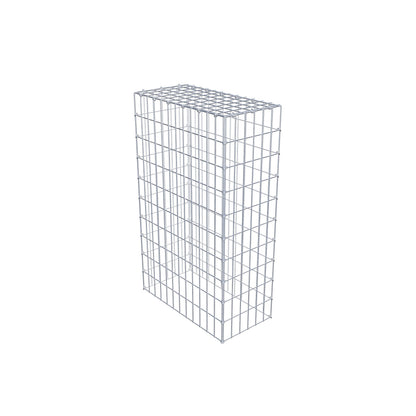 Gabião Tipo 3 100 cm x 60 cm x 30 cm (C x A x P), malhagem 5 cm x 10 cm, anel C