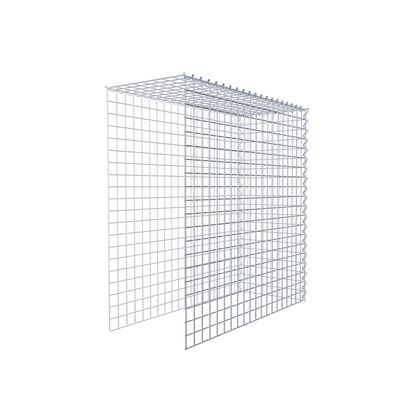 Gabião tipo 4 100 cm x 100 cm x 40 cm (C x A x P), malhagem 5 cm x 5 cm, espiral