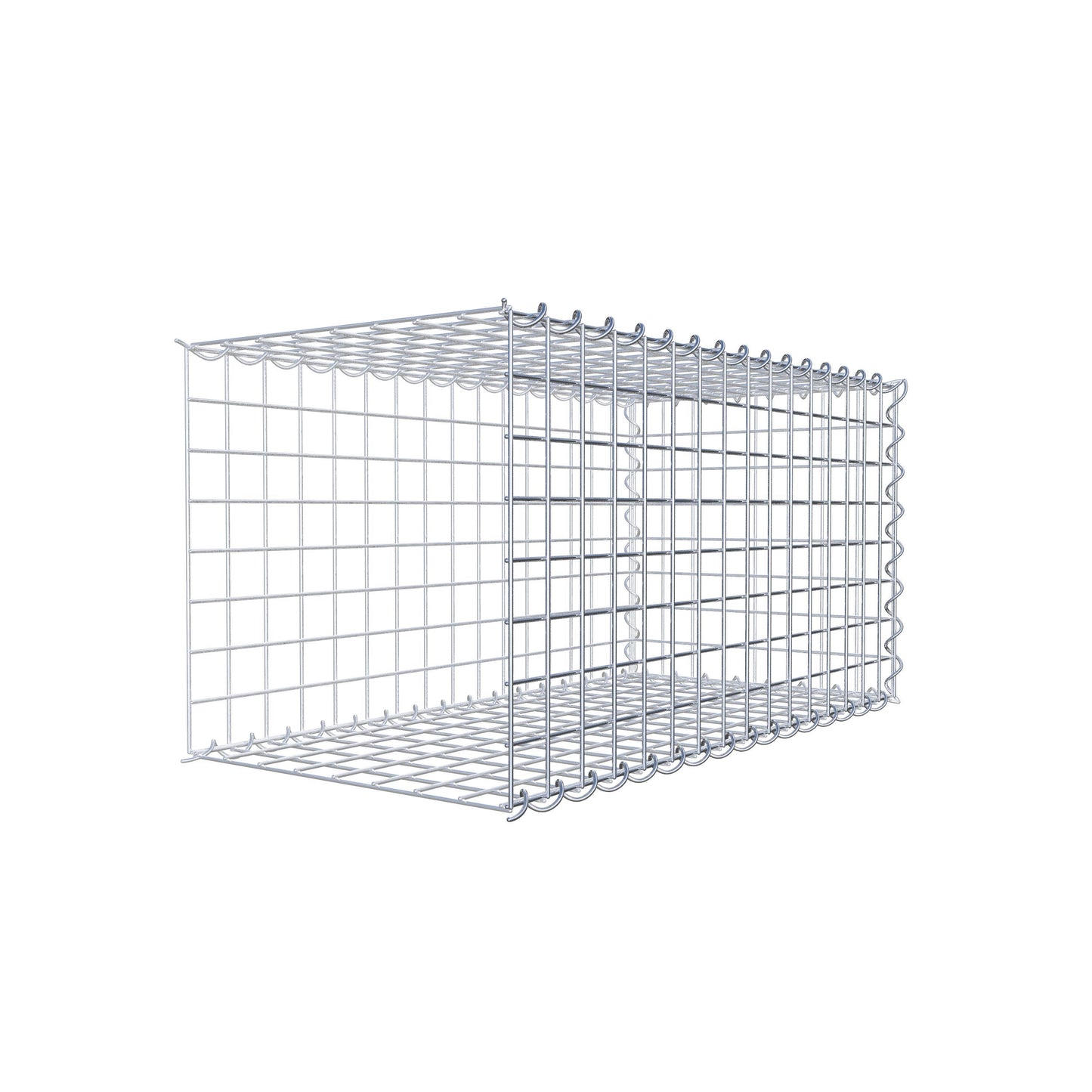Gavión complementario tipo 2 80 cm x 40 cm x 40 cm (L x A x P), malla 5 cm x 5 cm, espiral