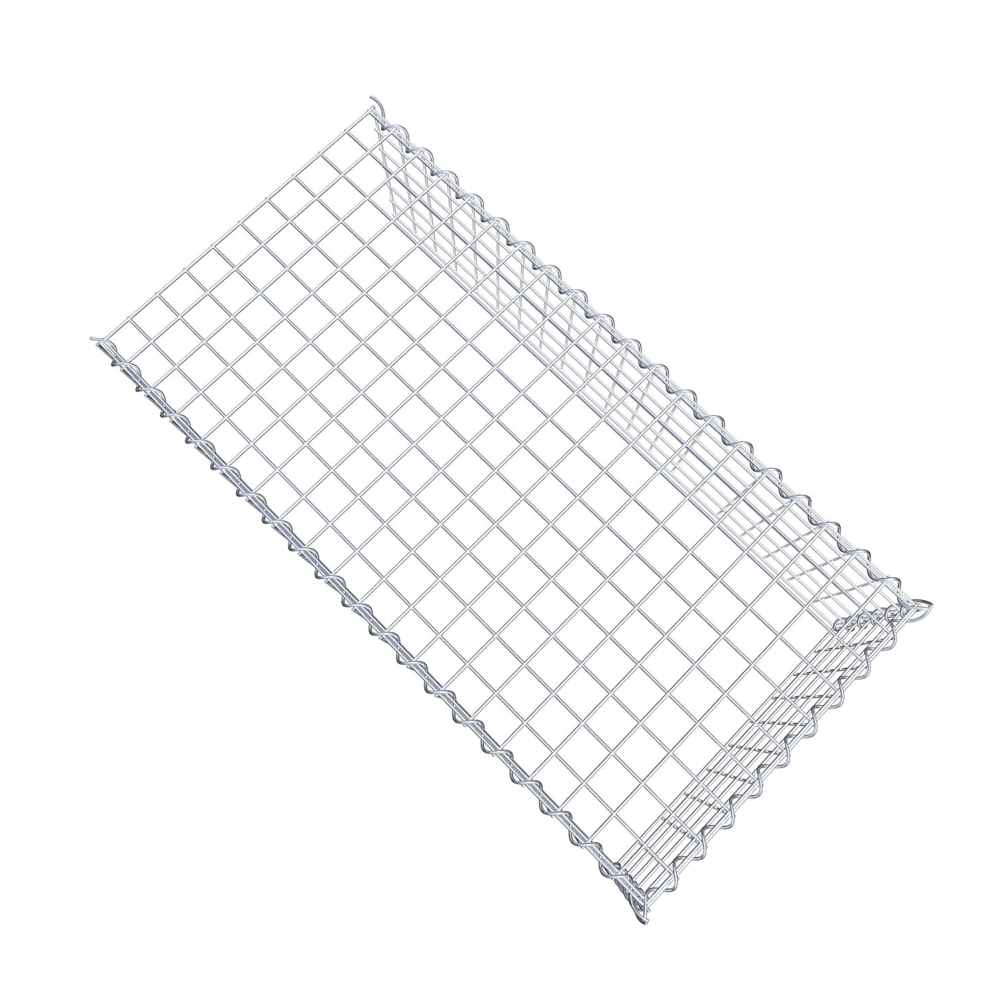 Gabião Tipo 4 100 cm x 30 cm x 50 cm (C x A x P), malhagem 5 cm x 5 cm, espiral